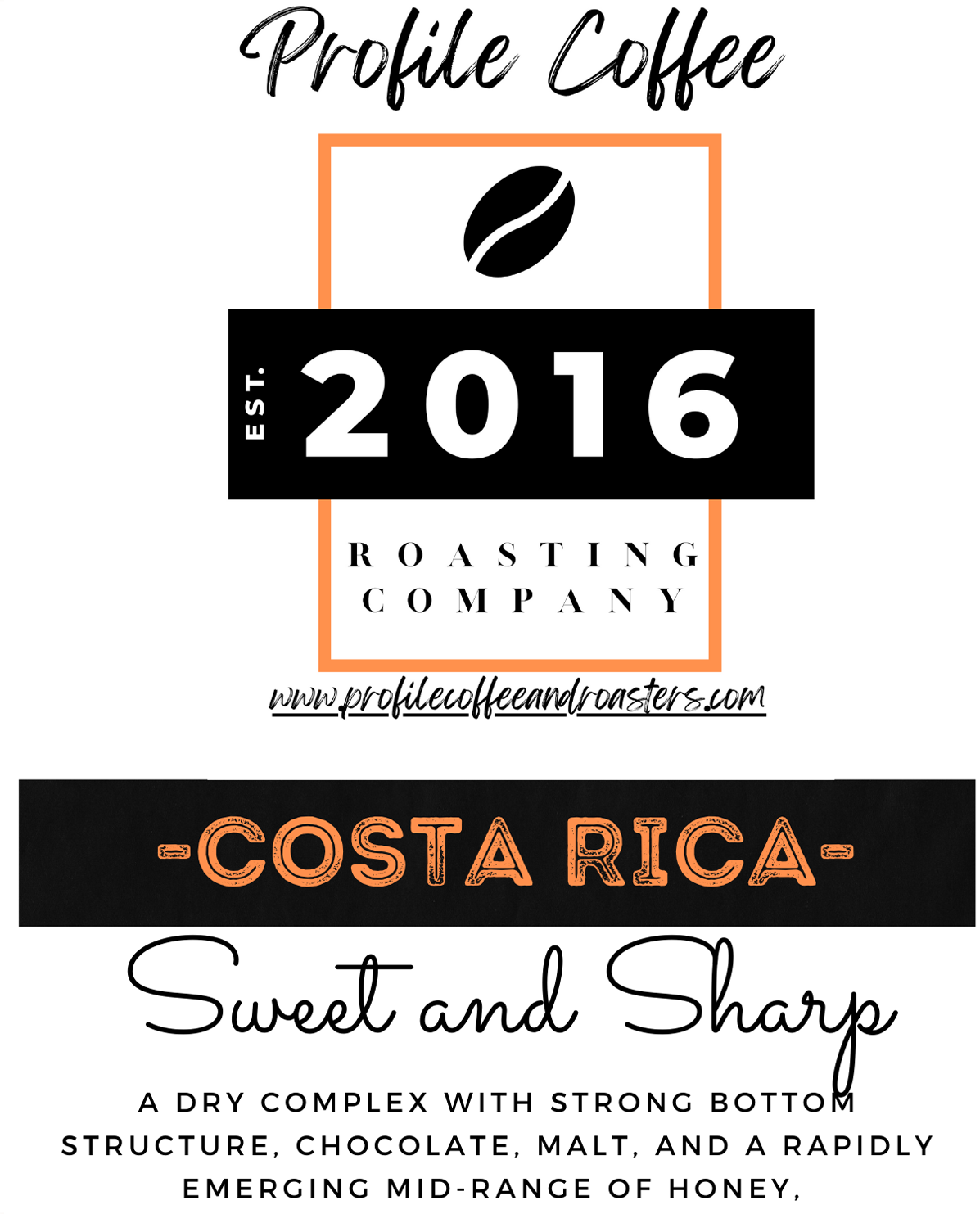 Costa Rica Los Santos Honey Process Dark Roast